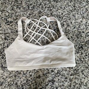 Lululemon White Sports Bra